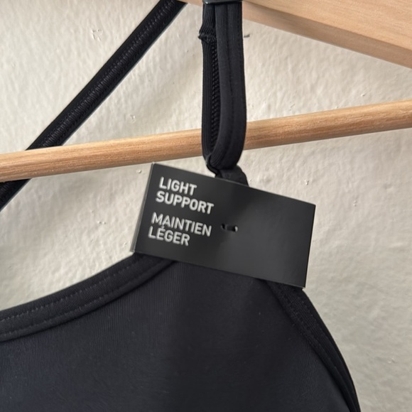 NWT adidas Black Aeroreact Training Light Sup Padded Sports Bra Yoga Small A-C - Picture 5 of 11